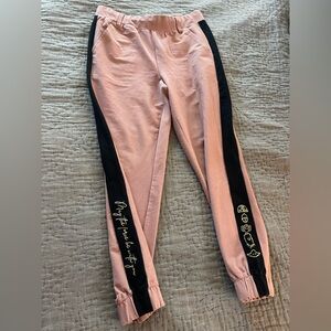 Disney Star Wars Embroidered May The Force Be With You Twill Joggers Sz Medium